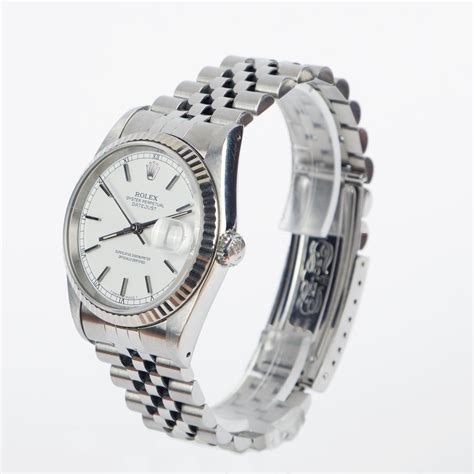 rolex oro bianco donna|orologi oro bianco 36 mm.